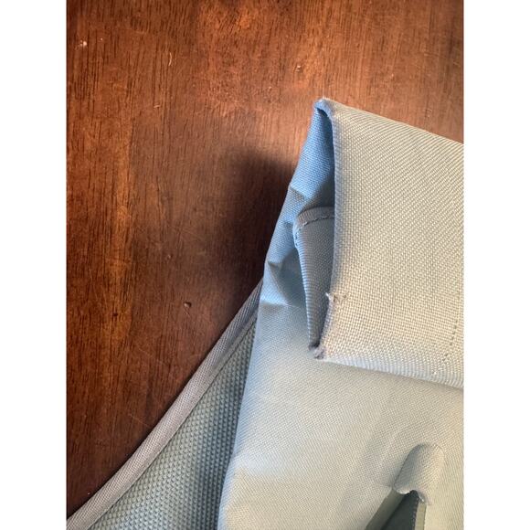 Got Bag Rolltop lite backpack in light teal blue